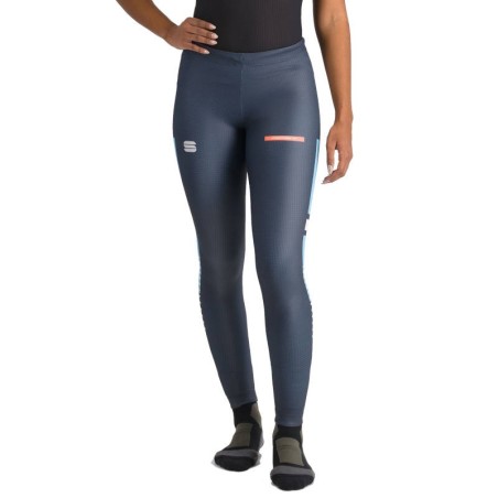 Femme Sportful Apex W pantalon 2024 galaxie bleu / aquarius bleu
